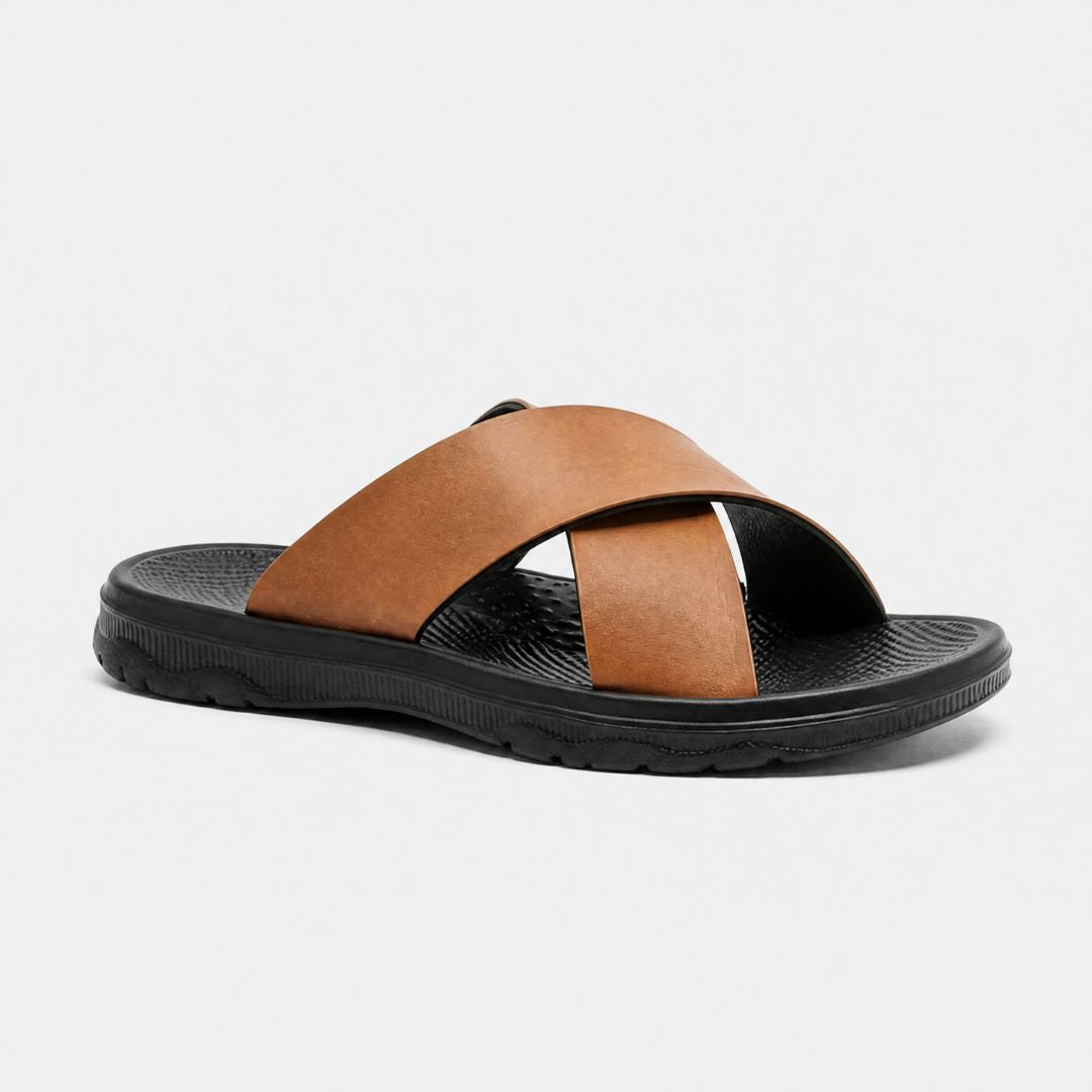 Sandália Masculina Dorian caramelo