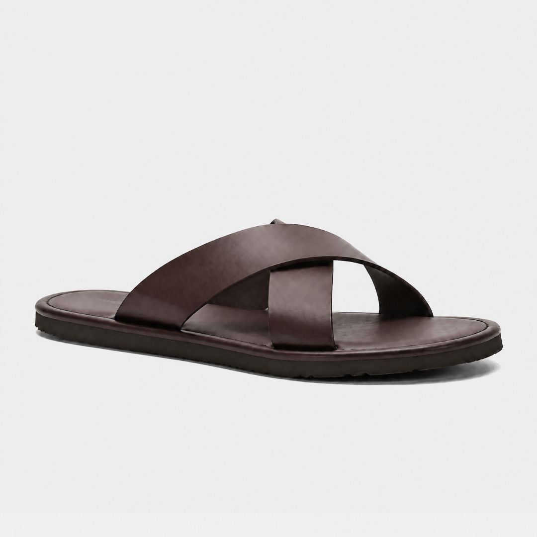 Sandália Masculina Entrelace marrom