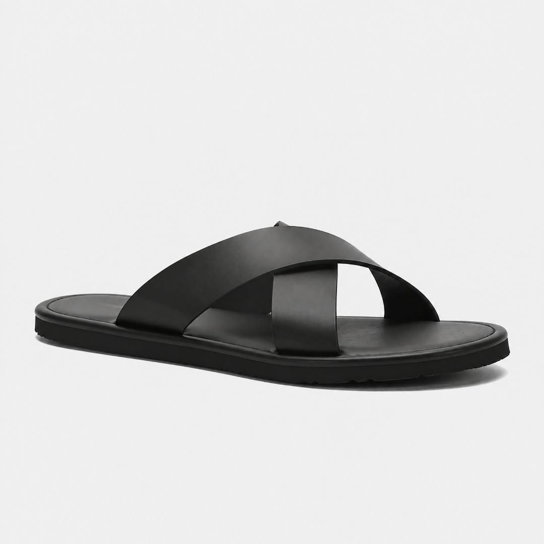 Sandália Masculina Entrelace preta