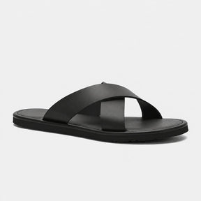 Sandália Masculina Entrelace preta