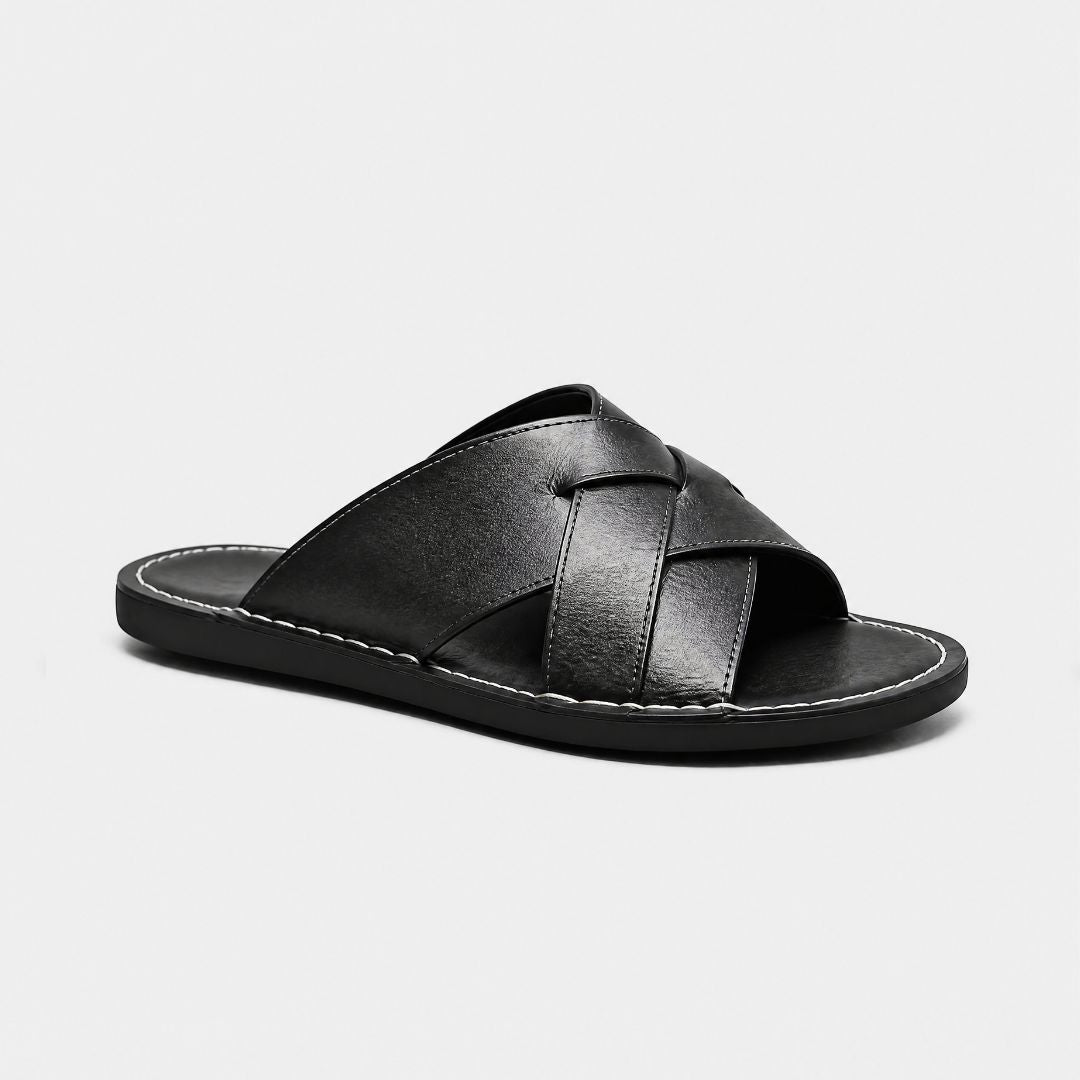 Sandália Masculina Intreccio preto