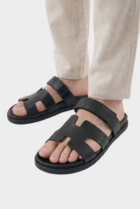 Sandália Masculina Ravello close na sandalia