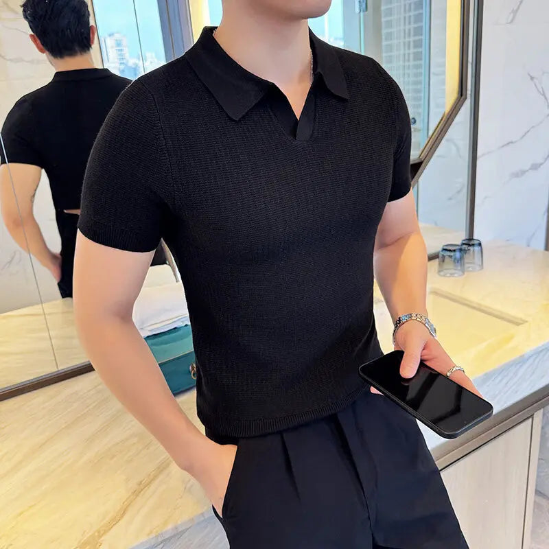 Camisa Polo Tricot Masculina Monza