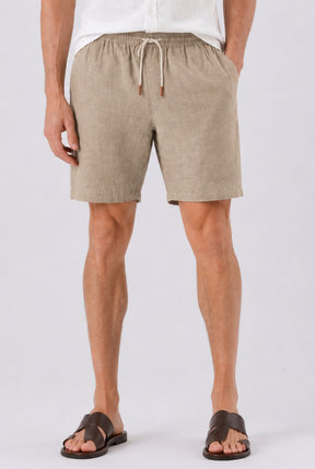 Short Masculinho em Linho Mykonos