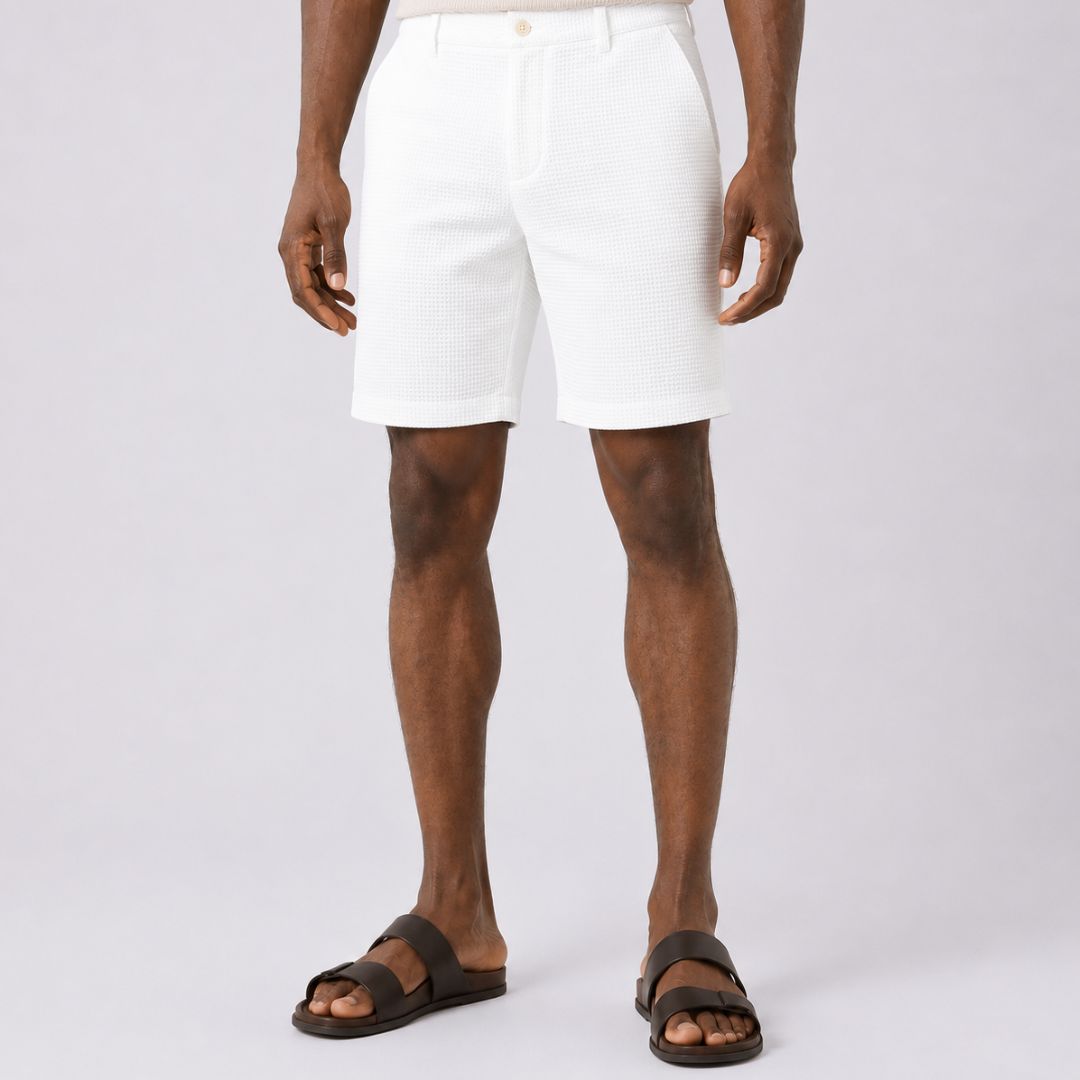 Short Masculino em Fibra de Bambu Lemann branco