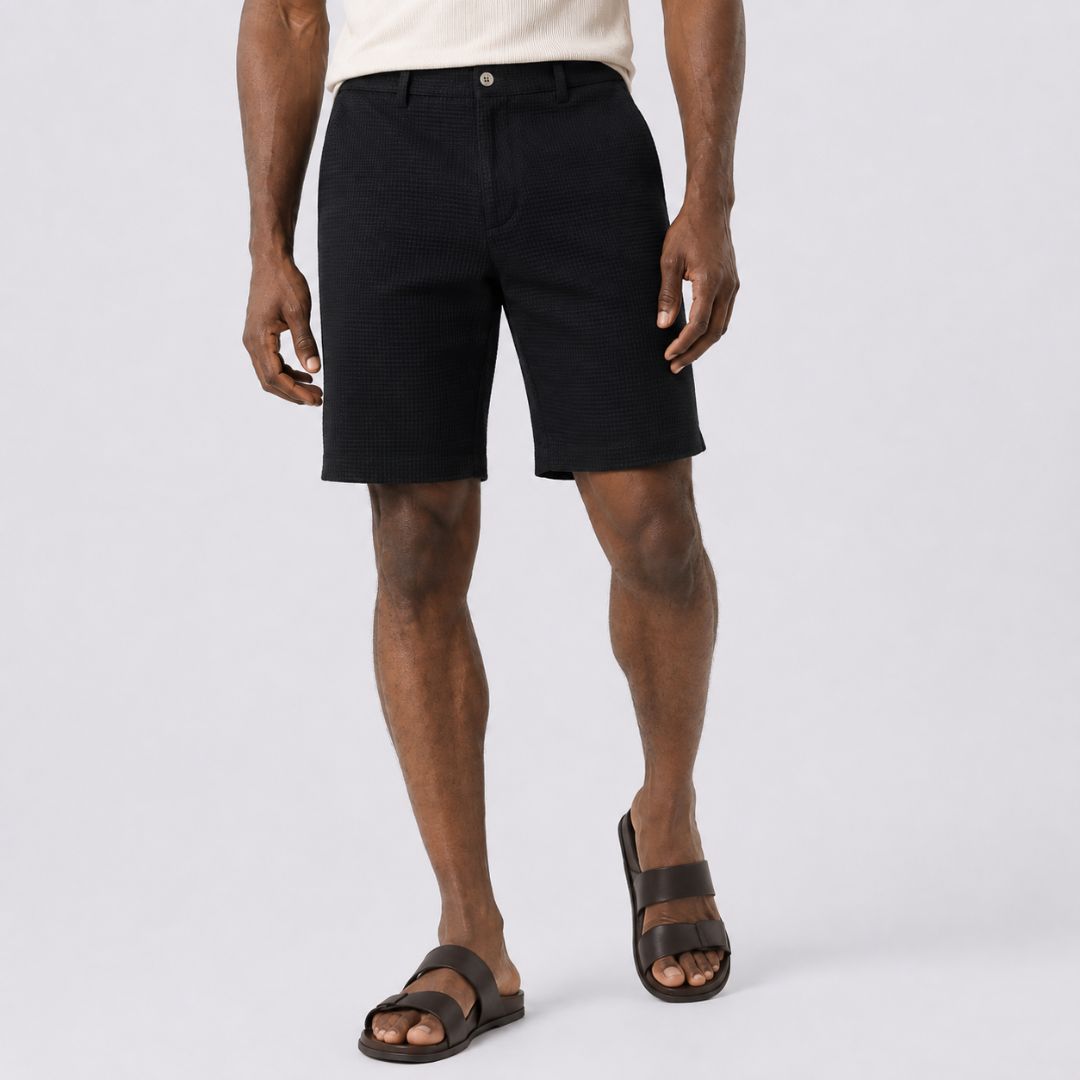 Short Masculino em Fibra de Bambu Lemann preto