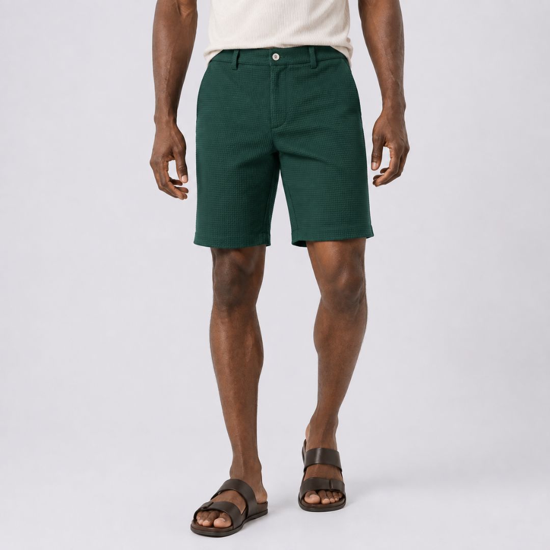 Short Masculino em Fibra de Bambu Lemann verde