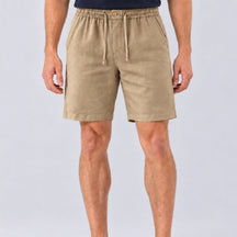 Short Masculino em Linho Riviera caqui