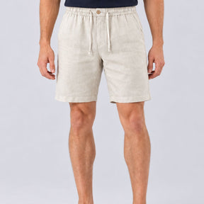 Short Masculino em Linho Riviera off white natural