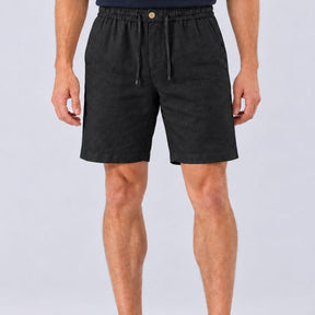 Short Masculino em Linho Riviera preto