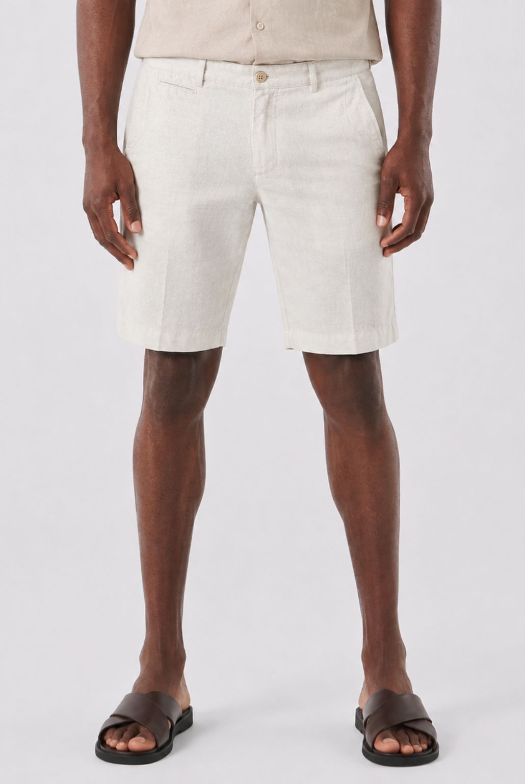 Short Masculino em Linho Winston