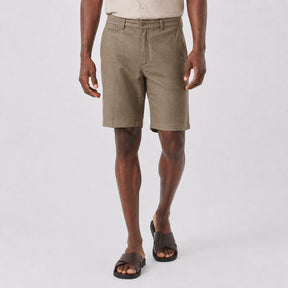 Short Masculino em Linho Winston caqui