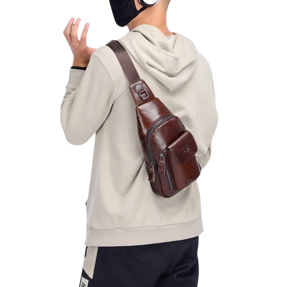 Shoulder Bag Masculina Fiorinni Lisbon café