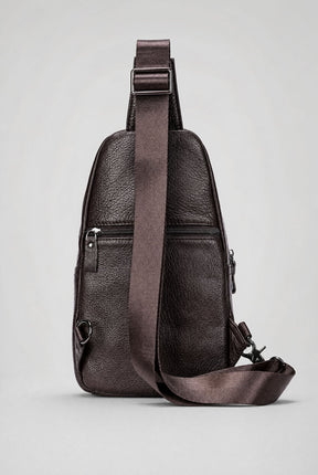 Shoulder Bag Masculina em Couro Hanoi