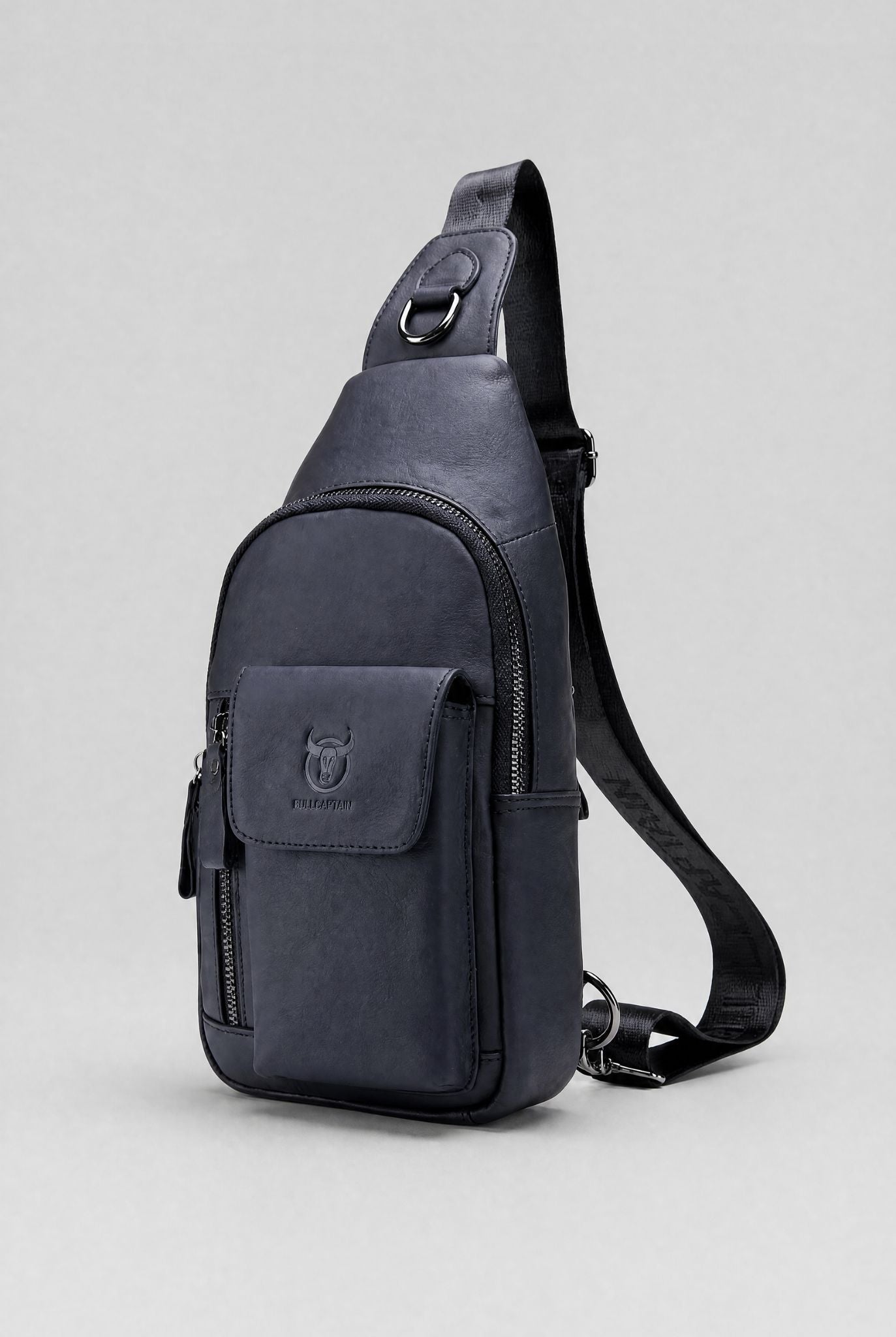 Shoulder Bag Masculina em Couro Lisbon