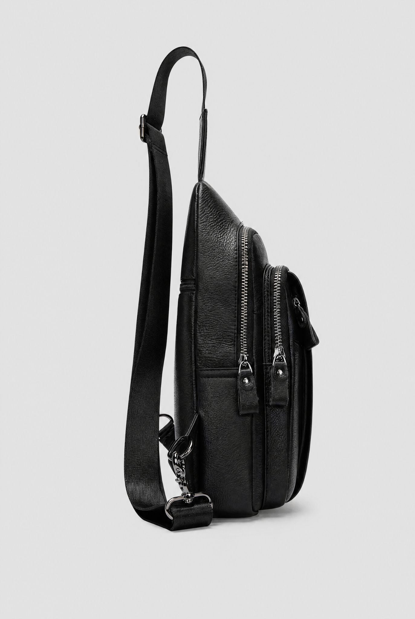 Shoulder Bag Masculina em Couro Lyon