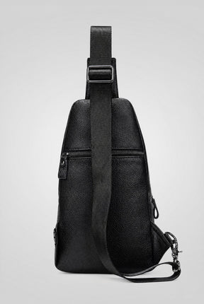 Shoulder Bag Masculina em Couro Lyon