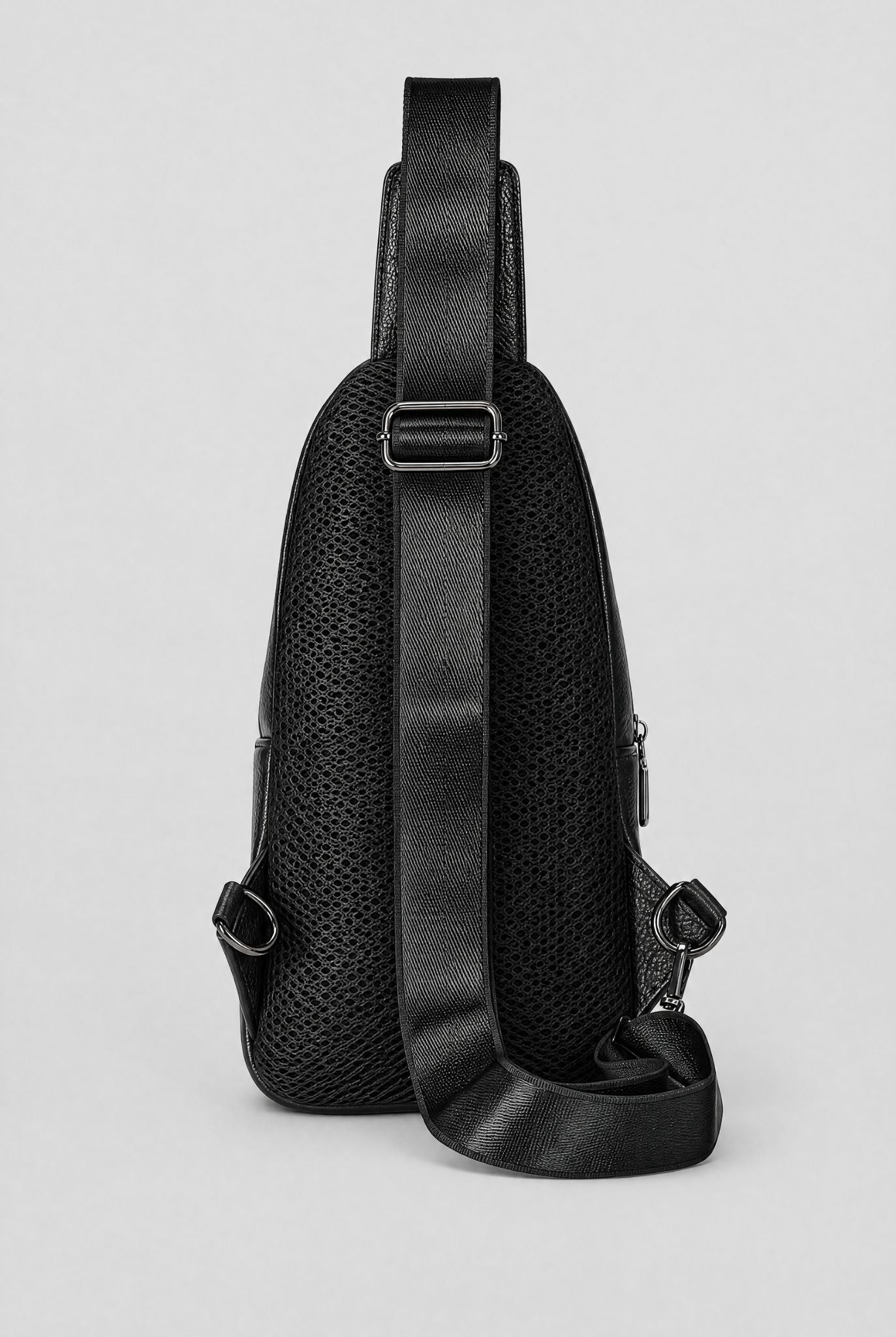 Shoulder Bag Masculina em Couro Porto