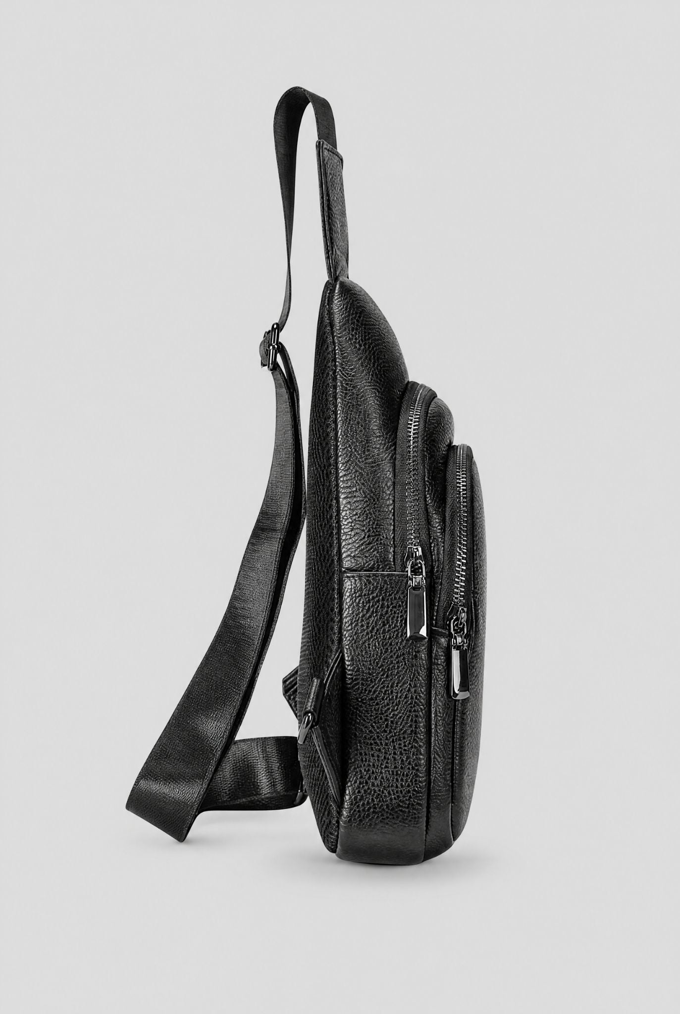 Shoulder Bag Masculina em Couro Porto