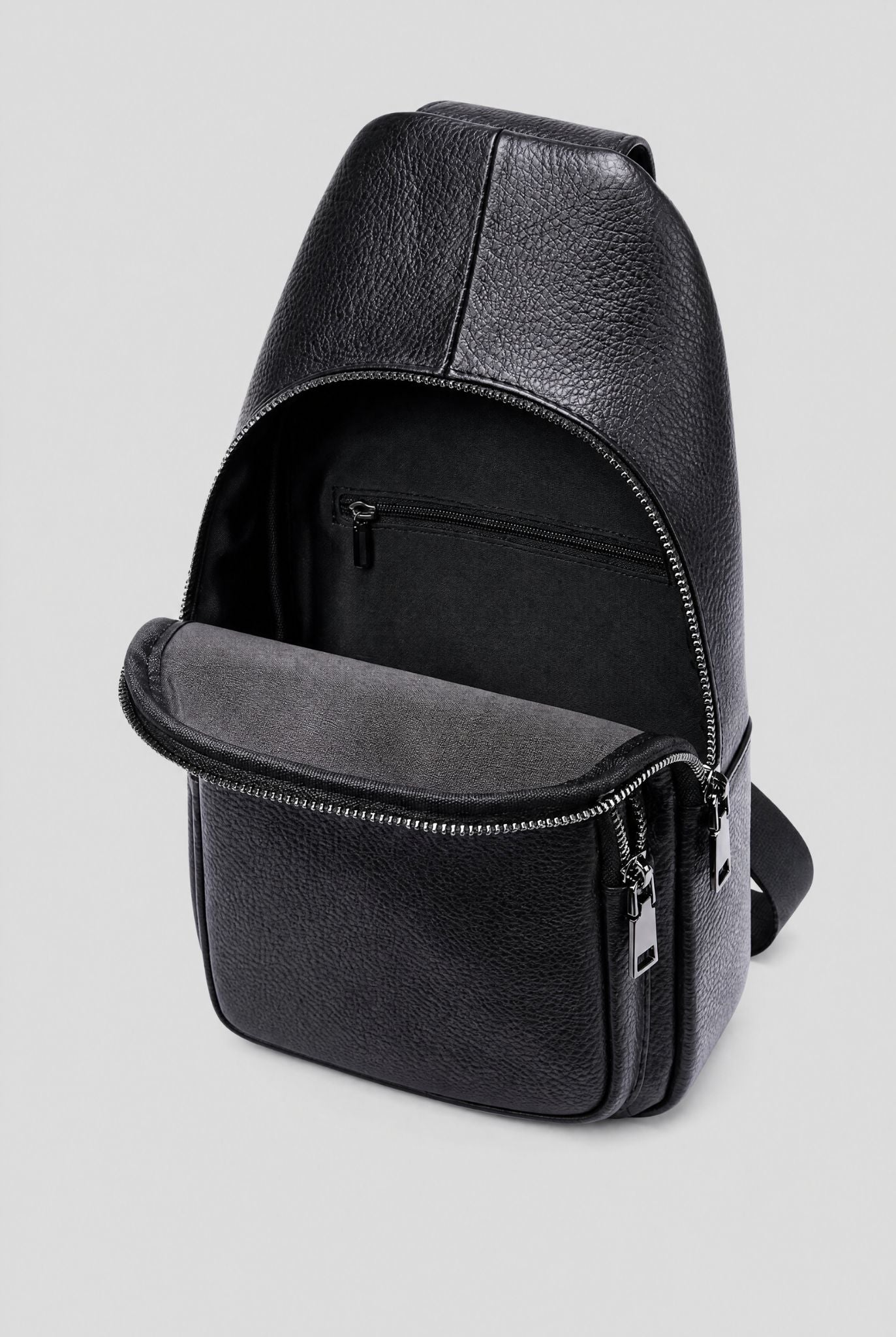 Shoulder Bag Masculina em Couro Turin