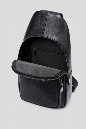 Shoulder Bag Masculina em Couro Turin