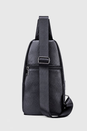 Shoulder Bag Masculina em Couro Turin