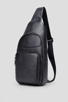 Shoulder Bag Masculina em Couro Turin