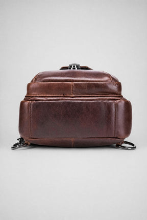 Shoulder Bag Masculina em Couro Vienna