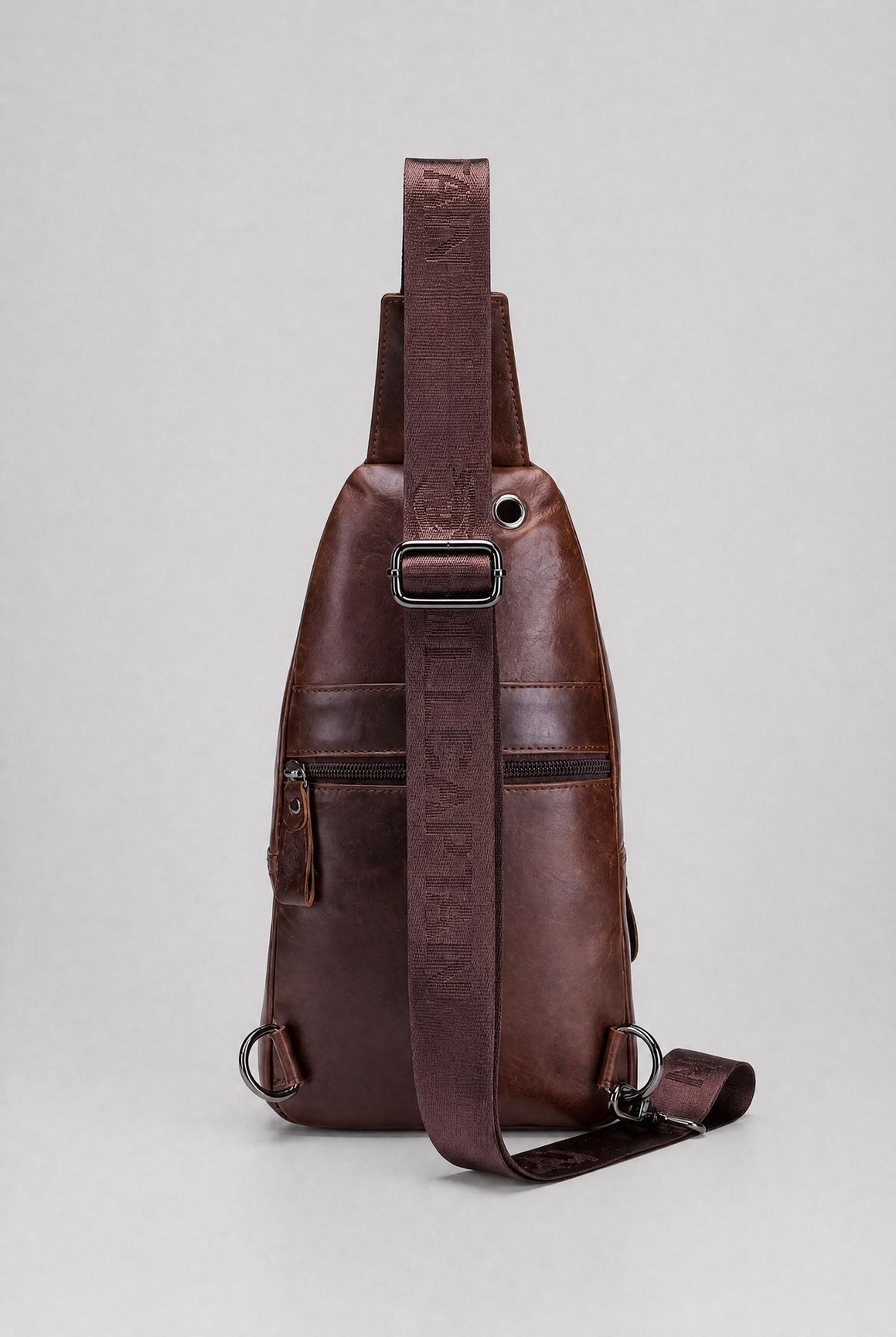 Shoulder Bag Masculina em Couro Vienna