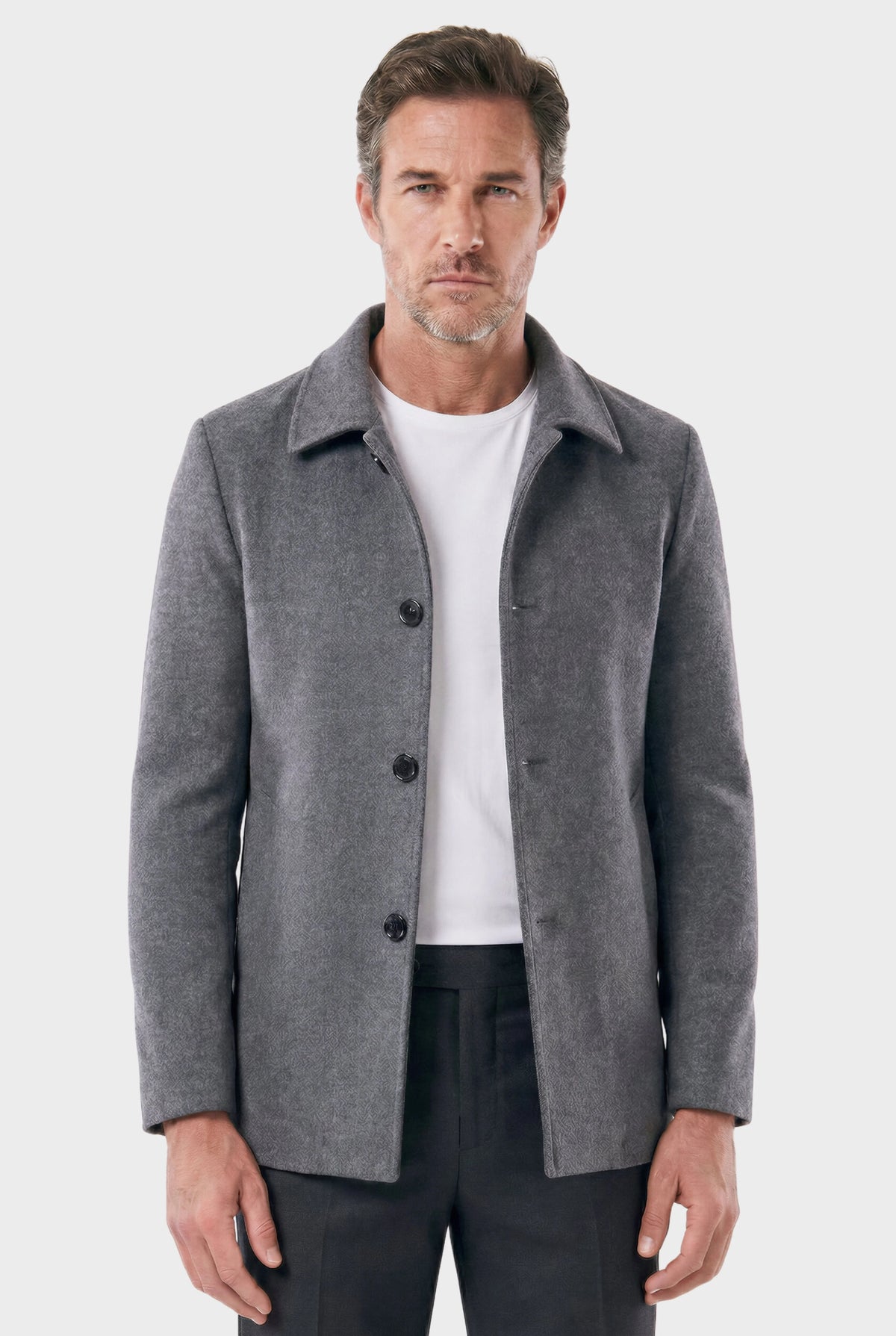 Sobretudo Masculino Curto De La Denmark