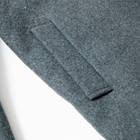 Sobretudo Masculino Curto De Lã Fiorinni Denmark - Detalhes dos bolsos