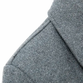 Sobretudo Masculino Curto De Lã Fiorinni Denmark - Detalhes do ombro