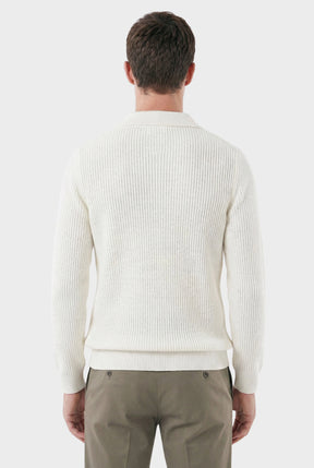 Suéter Masculino Casual Elegante Canelado Denmark costas 