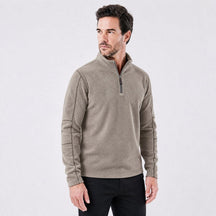 Suéter Masculino Quarter-Zip Veron caqui