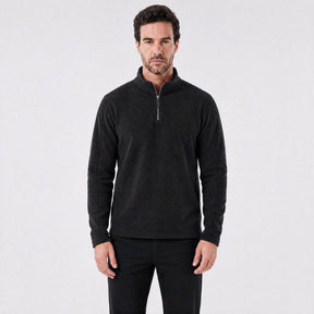 Suéter Masculino Quarter-Zip Veron preto
