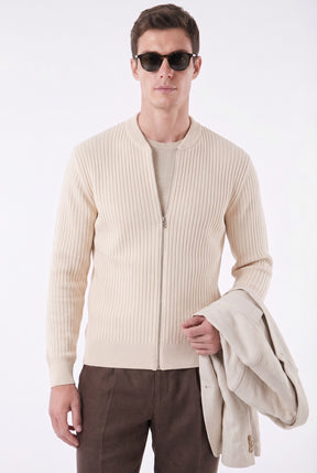 Sueter Masculino Casual com Fecho em Zíper