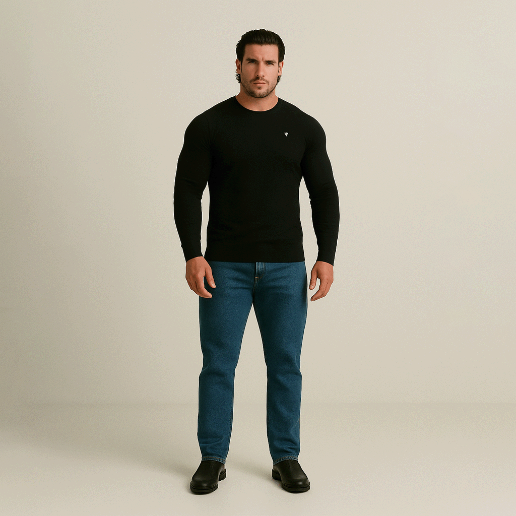 Suéter Masculino em lã Superfina Fiorinni