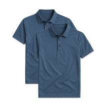 Conjunto 2 Camisas Polos em Seda Gelo Fiorinni