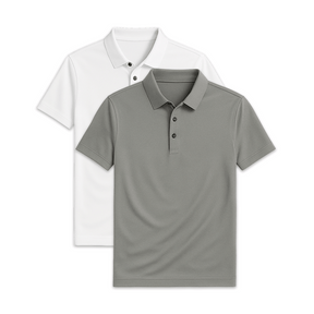 Conjunto 2 Camisas Polos em Seda Gelo Fiorinni