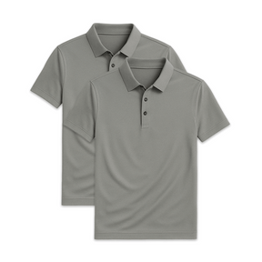 Conjunto 2 Camisas Polos em Seda Gelo Fiorinni