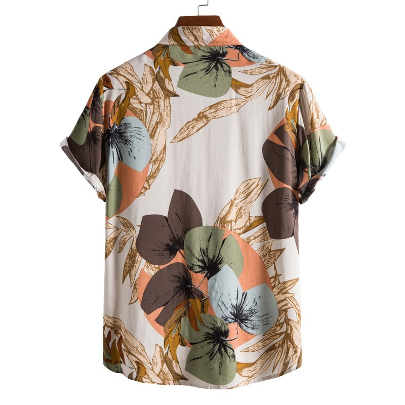 Camisa Masculina Manga Curta Cascais
