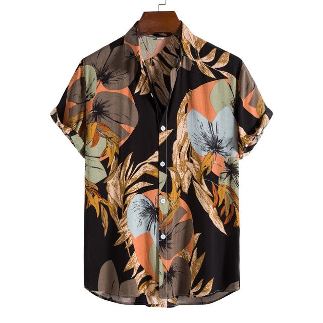 Camisa Masculina Manga Curta Cascais